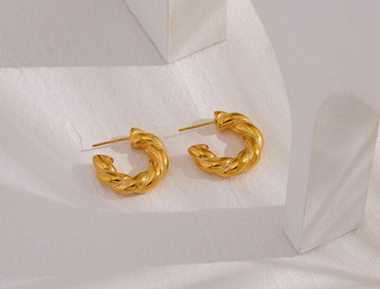 Twisted Chunky Hoops