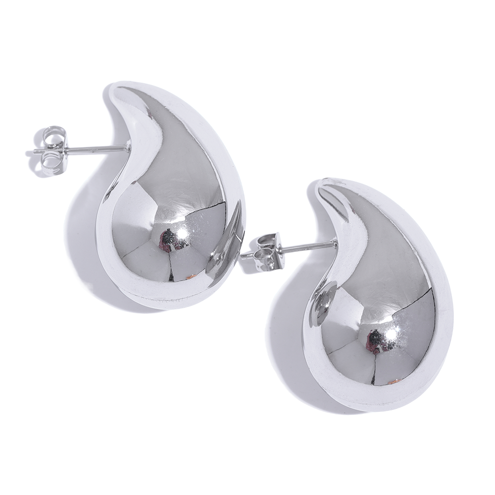 Chunky Water Drop Studs