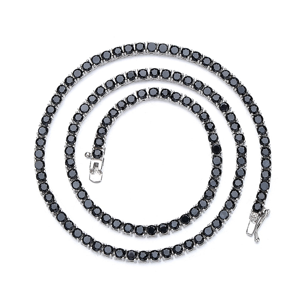 Black Tennis Necklace