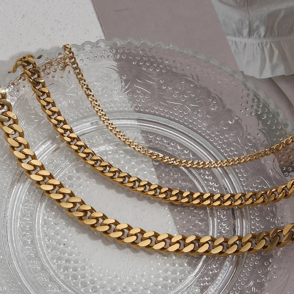 Classic Gold Cuban Anklet