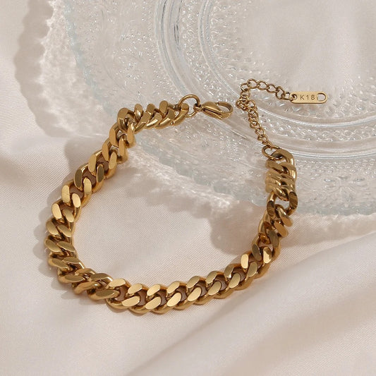 Classic Gold Cuban Anklet