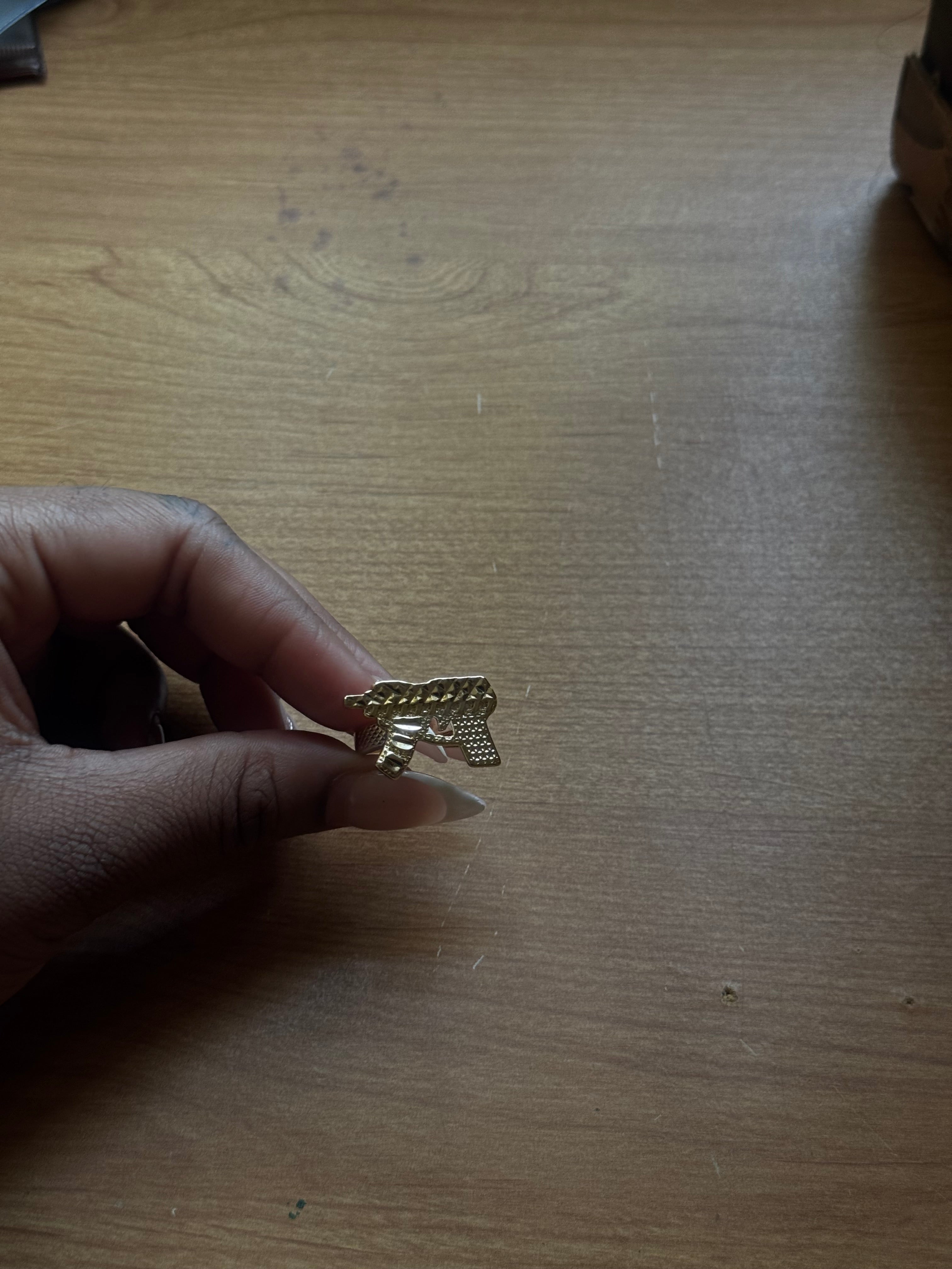 Gun Girl Ring