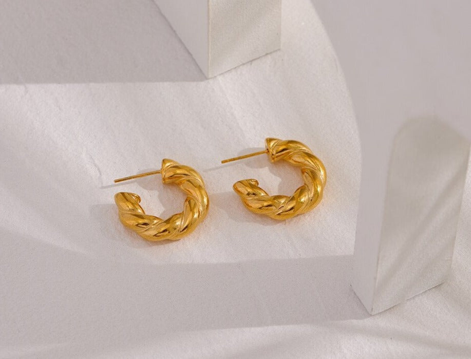 Twisted Chunky Hoops