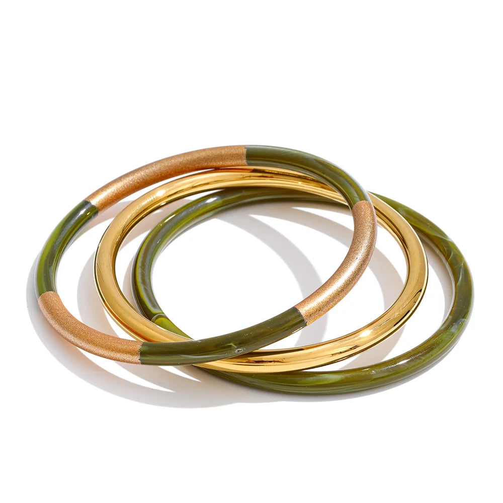 Resin Bangle Set of 3