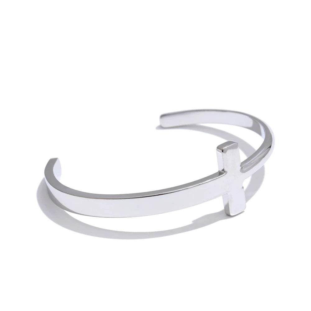 Cross Cuff Bracelet