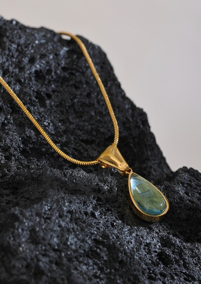 Crystal Water Drop Pendant