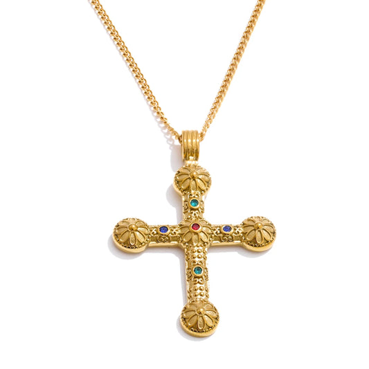 Ethereal Cross Necklace
