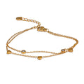 Heart Double Layer Bracelet