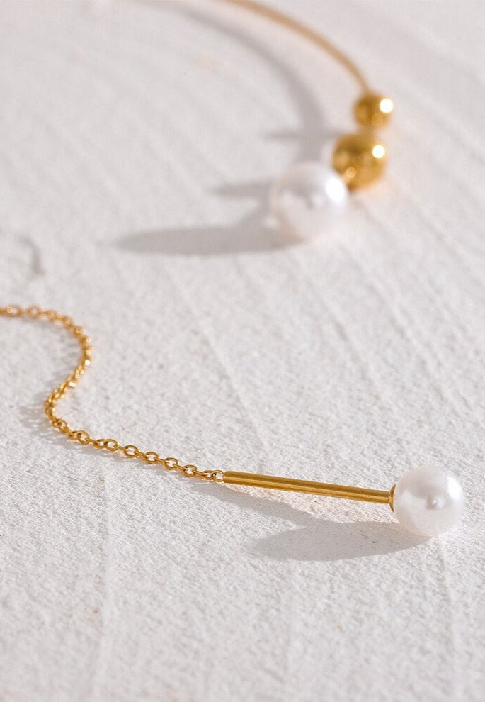 Minimalist Pure Pearl Imitation