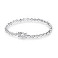VVS1 Pear Cut Moissanite Tennis Bracelet