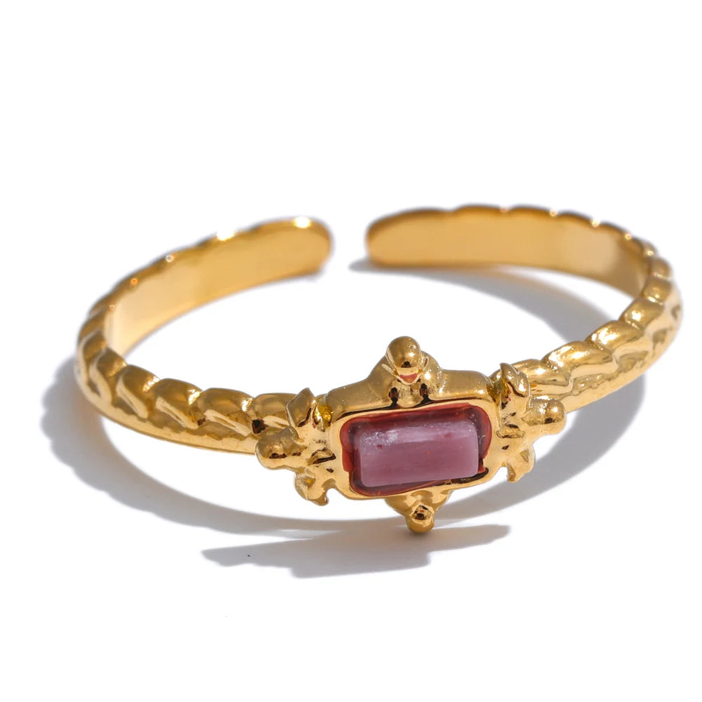 Adjustable Ruby Rings