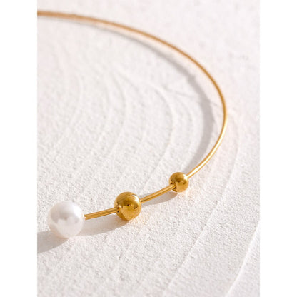 Minimalist Pure Pearl Imitation