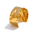 Wide Cuff Gold Bangle