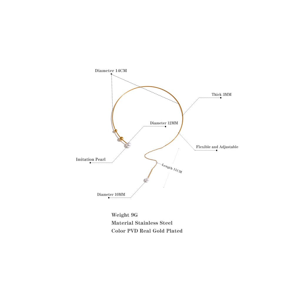 Minimalist Pure Pearl Imitation