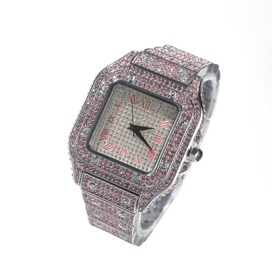 Pink & Blue Square Watches