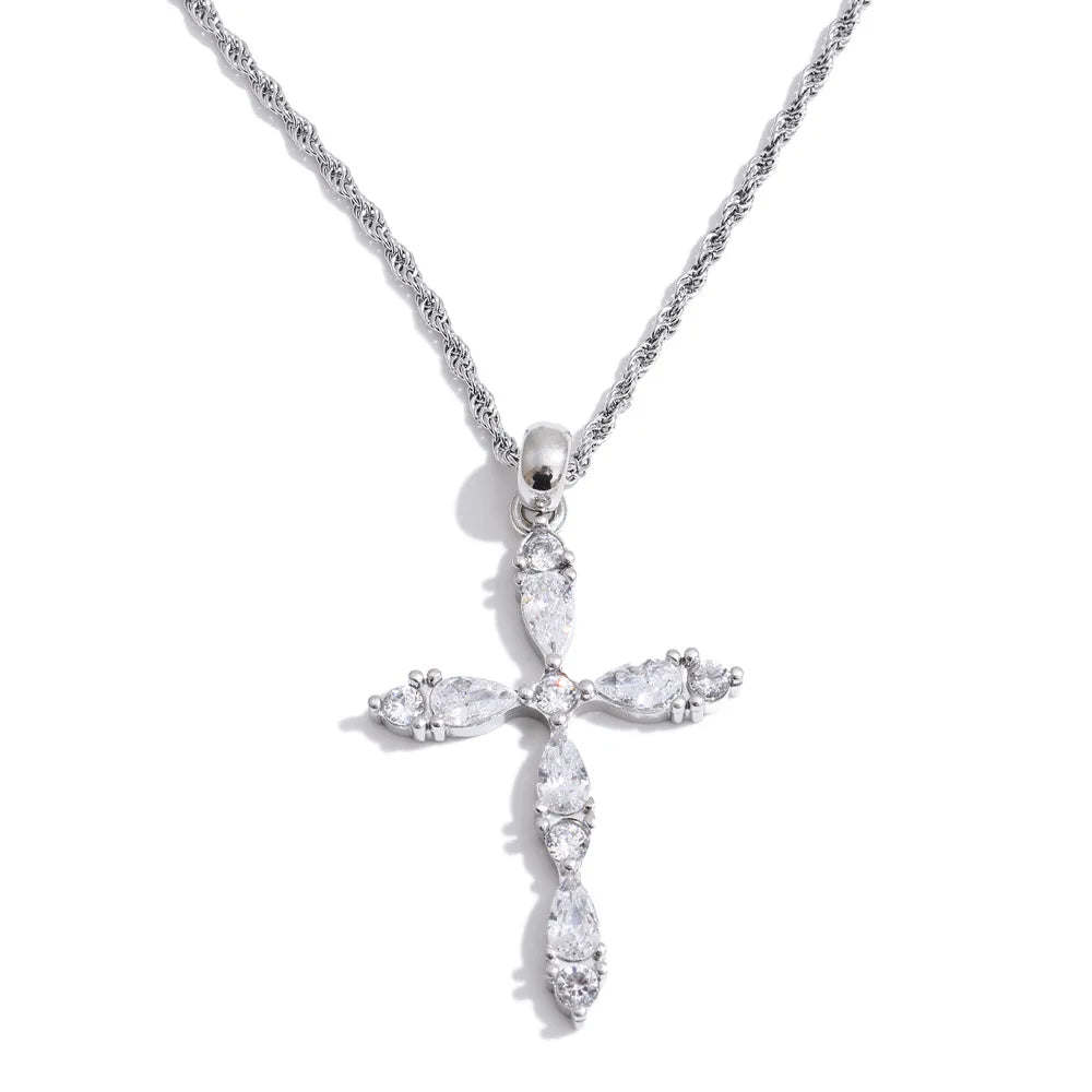 Silver Delicate Cross Pendant