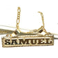 18k Gold Plated Nameplate Pendant