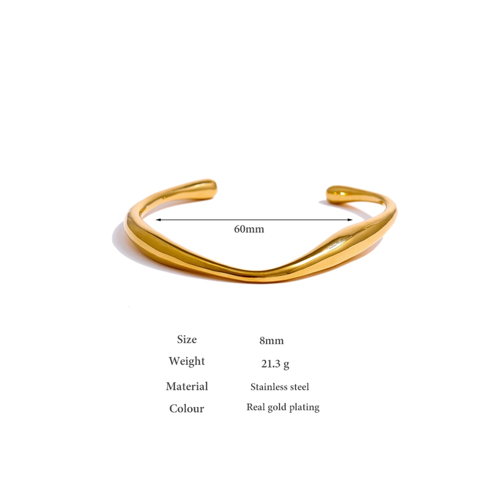 Minimalist Gold Bangle