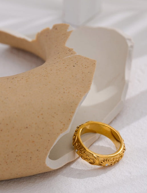 Moon Star Sun Bangle Bracelet