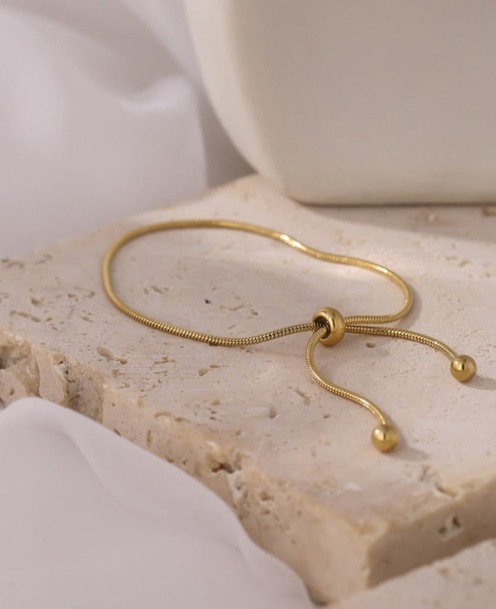 Simple Adjustable Snake Chain Bracelet
