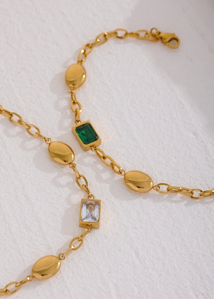 Linked Cubic Bracelet