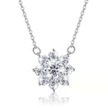 Moissanite Sunflower Necklace