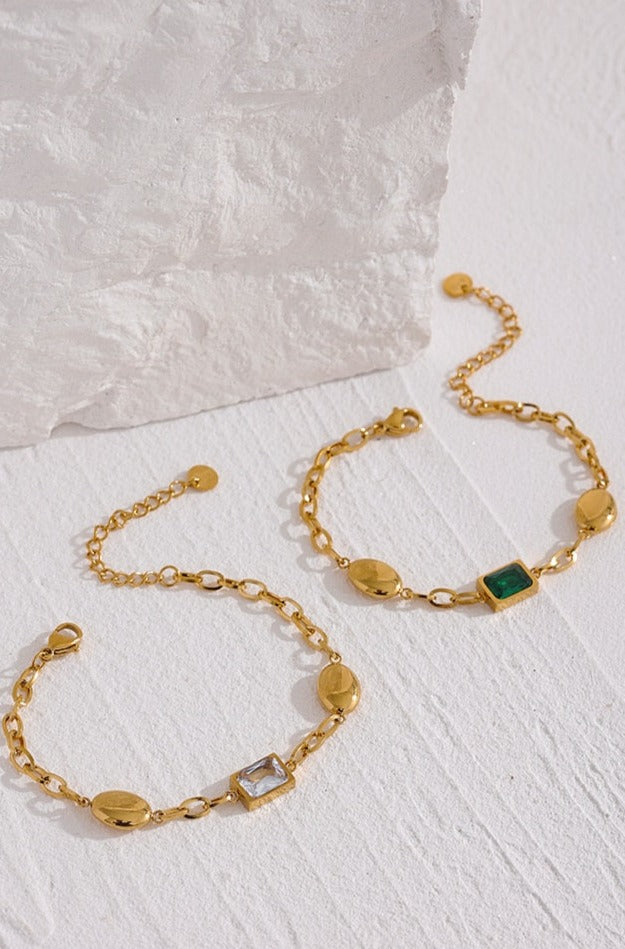 Linked Cubic Bracelet